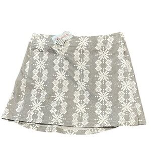 NWT RipSkirt Hawaii Wrap Skirt Easy Take On/Off Velcro Closure Size Small Gray